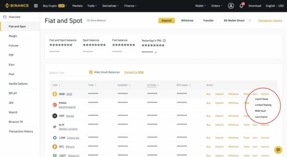 staking kryptoměn u binance